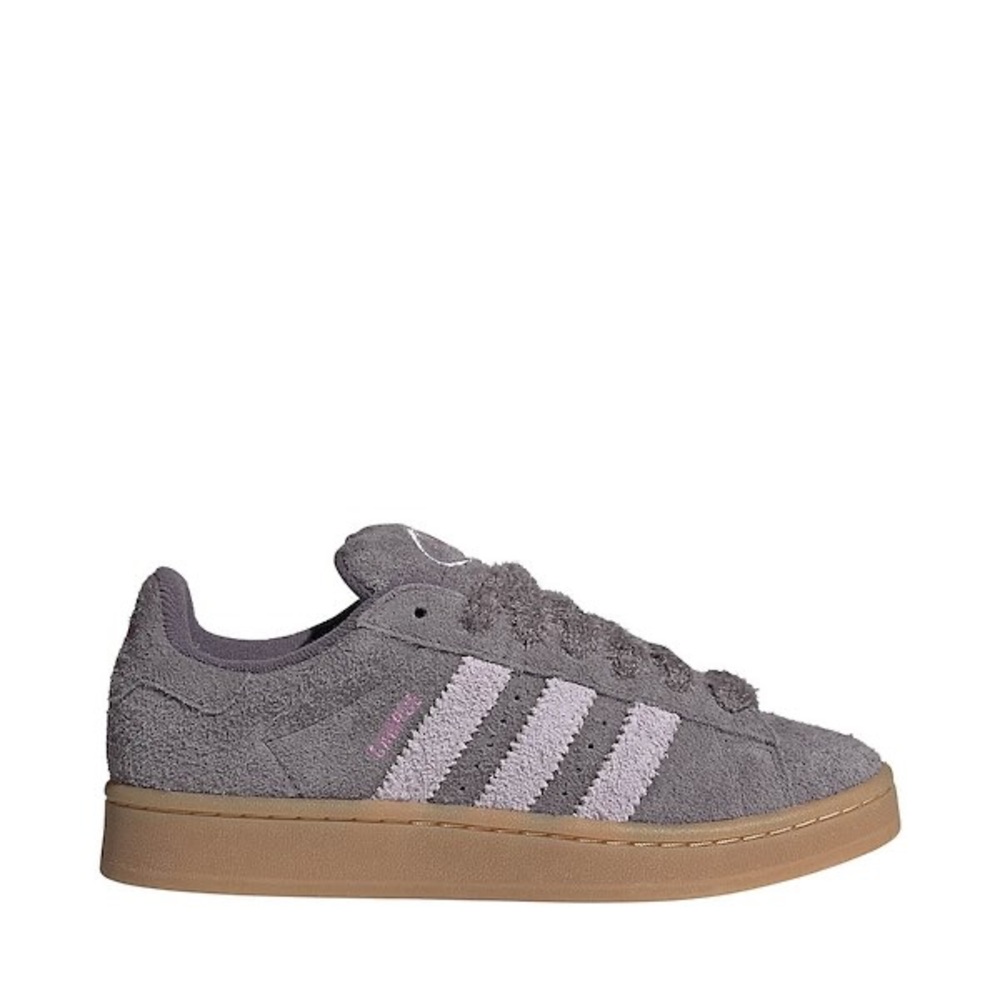 Adidas Suede Gray and Light Pink Sneakers
